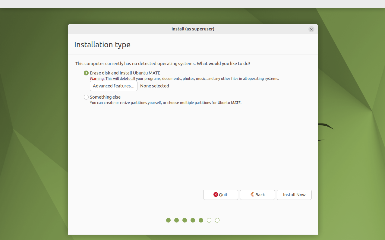 Installation type